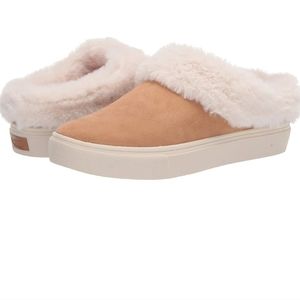 Womens Dr scholl's now chill nude Cozy Mules Size 11 M slippers